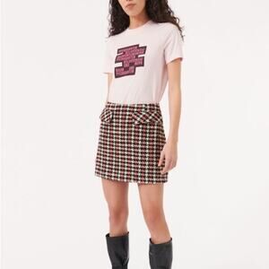 NWT Baum Und Pferdgarten Shanna Red Check Mini Skirt